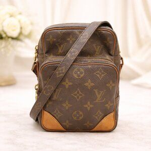 Authentic Louis Vuitton Monogram Amazone Crossbody Bag 183-120425